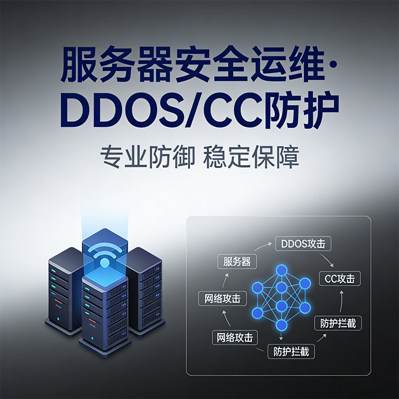 服务器安全运维·DDOS/CC防护 专业防御稳定保障